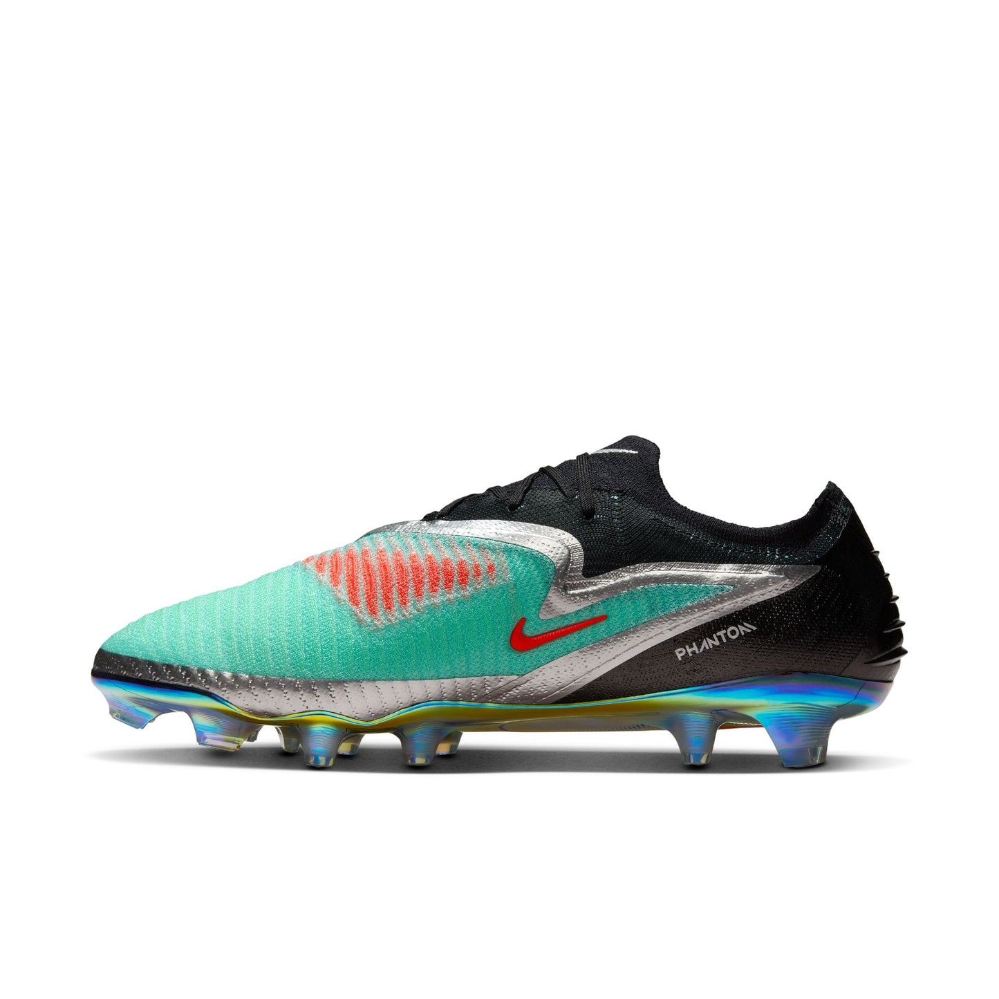 Nike Phantom 6 Low Elite FG/MG Firm Ground Soccer Cleat - Chrome/Black