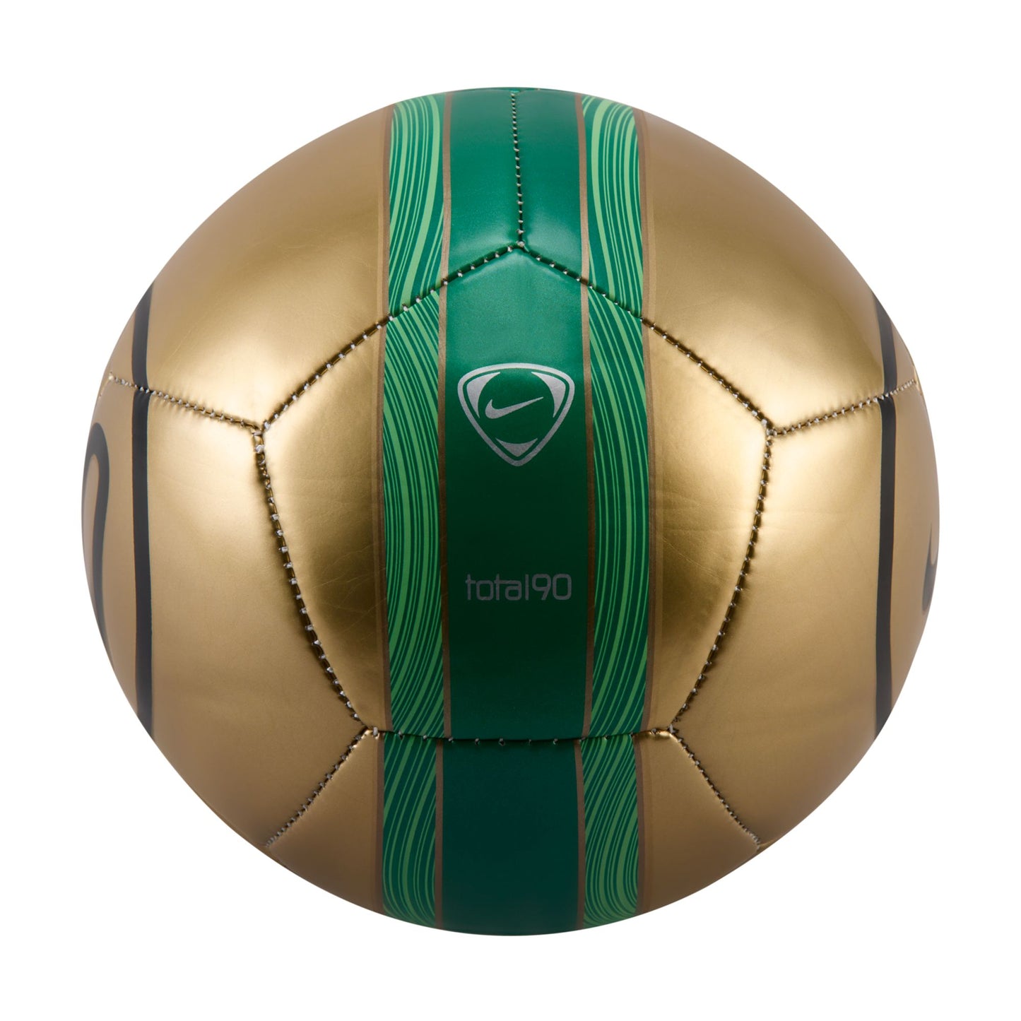 Nike Skills Total 90 Soccer Ball - Metallic Gold/Clover/Black