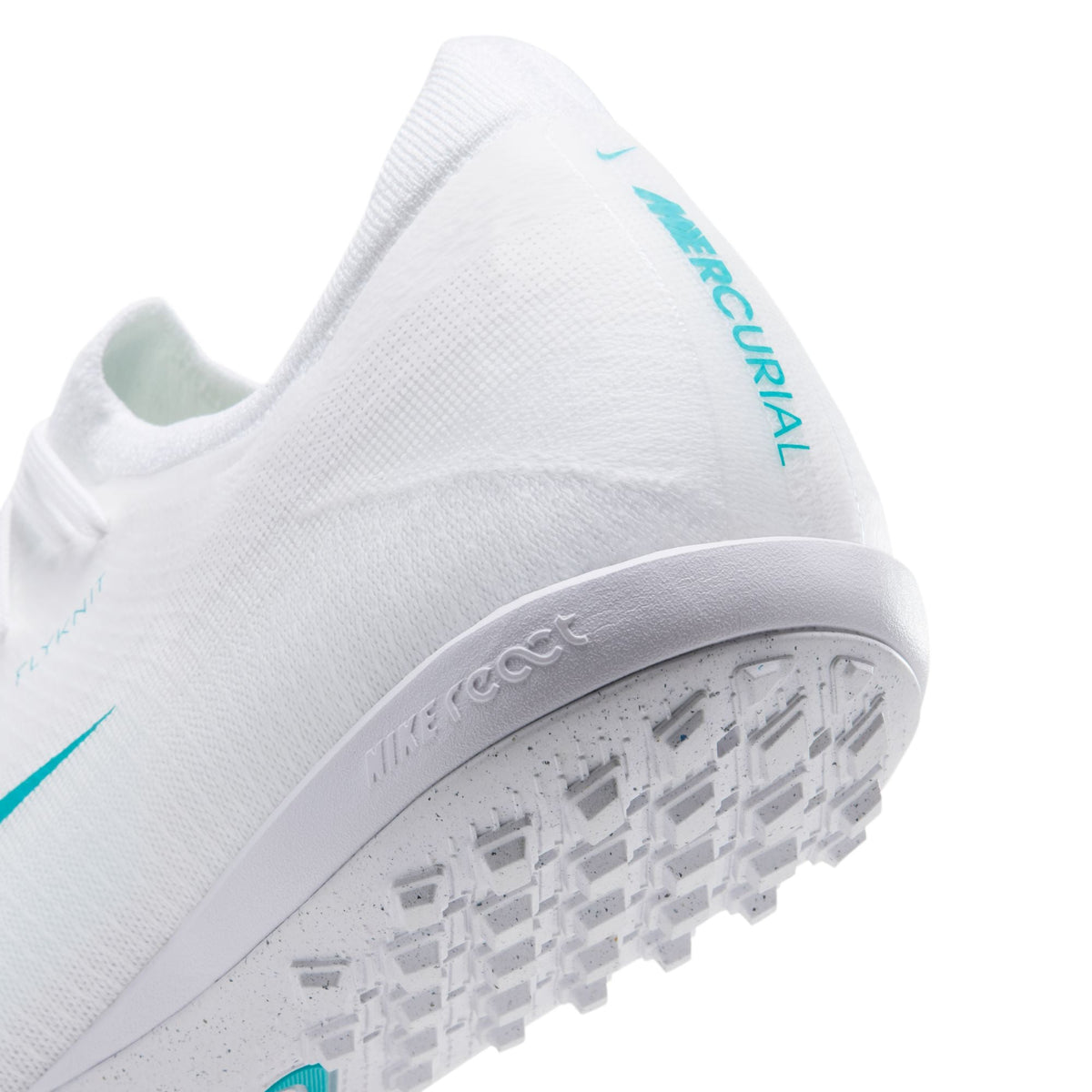 Nike Mercurial Vapor 17 Pro TF Turf Soccer Cleats- White/Dusty Cactus