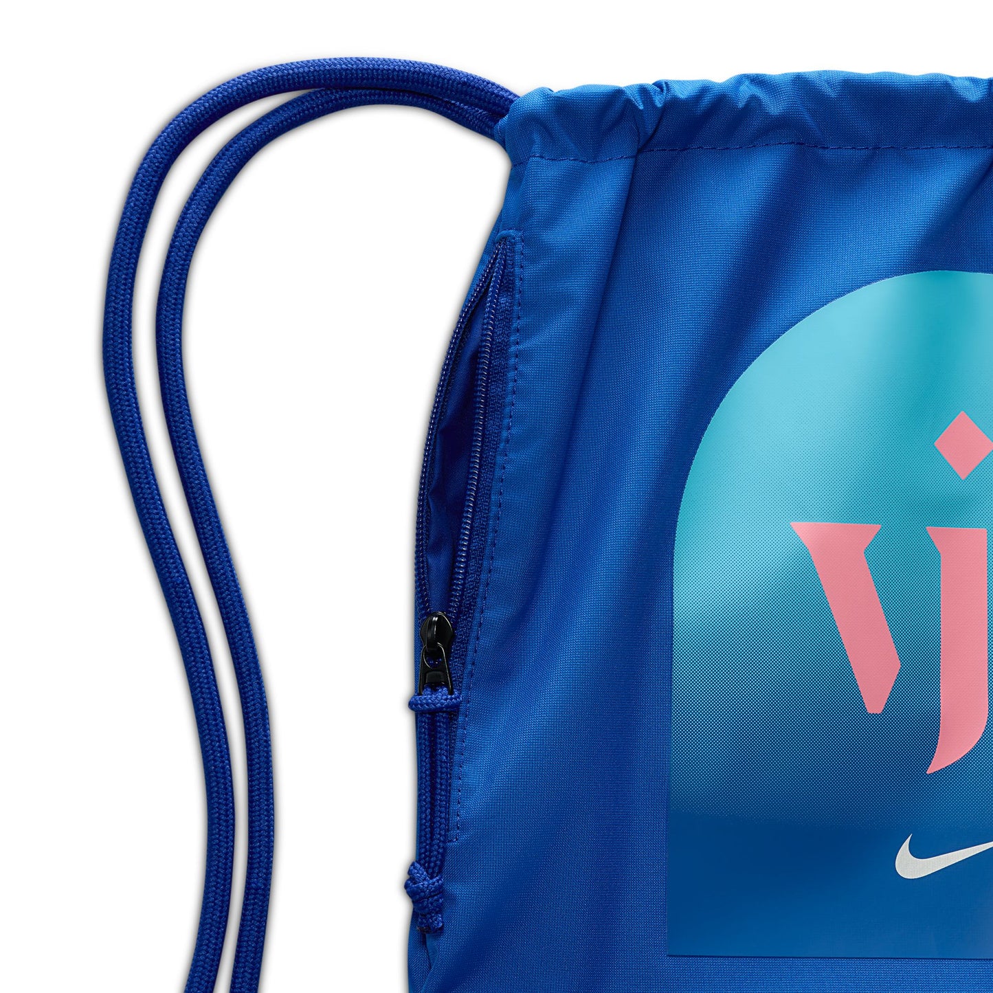 Nike Academy Vini Jr. Soccer Gym Sack - Old Royal/Vivid Sky/Pink Blast