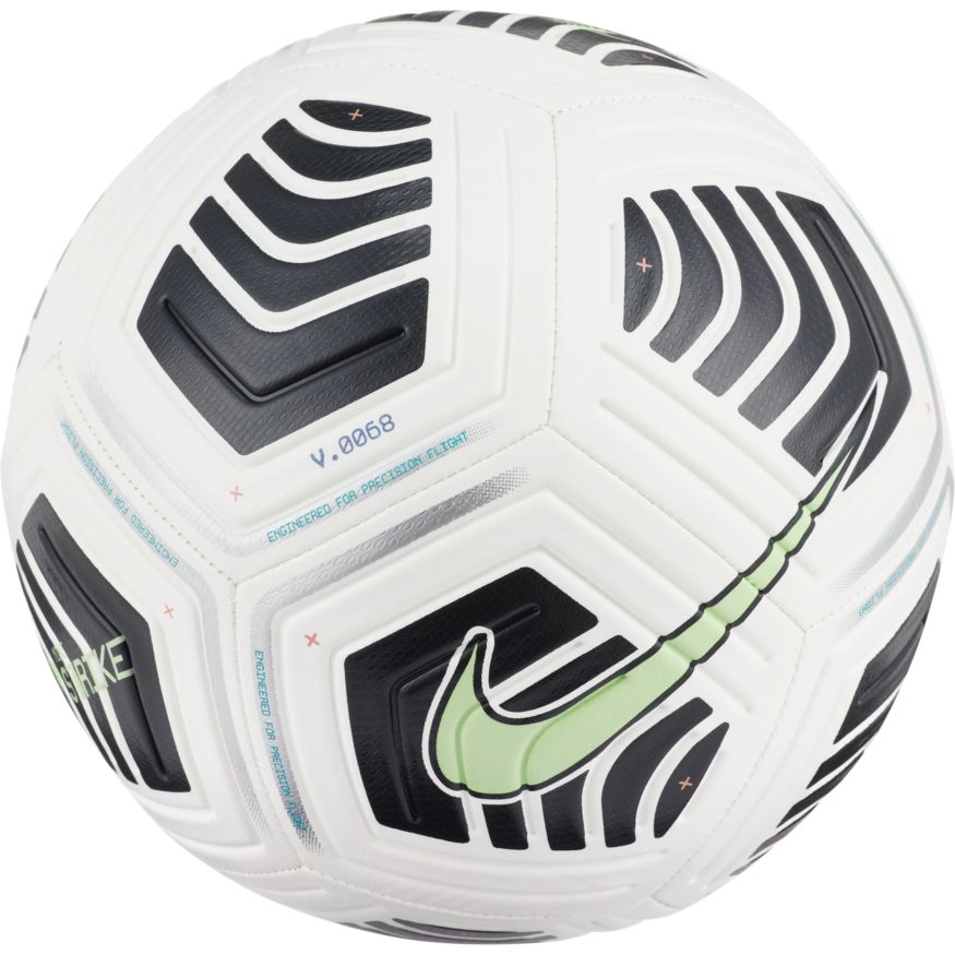 Nike Academy Strike Soccer Ball - White/Black/Lime Glow