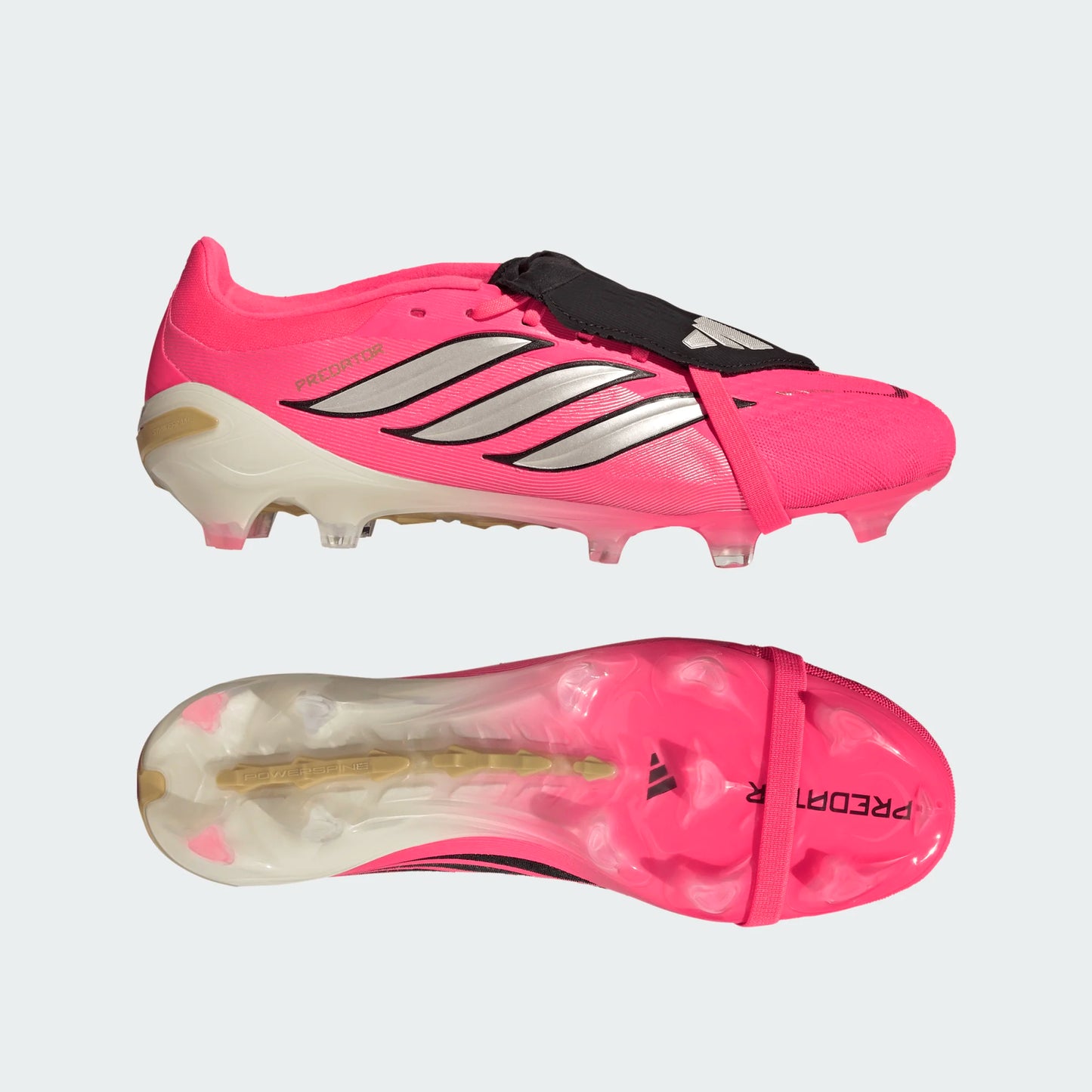 Adidas Predator Pro FT FG Firm Ground Soccer Cleats - Solar Turbo/Thermal Chrome/Core Black