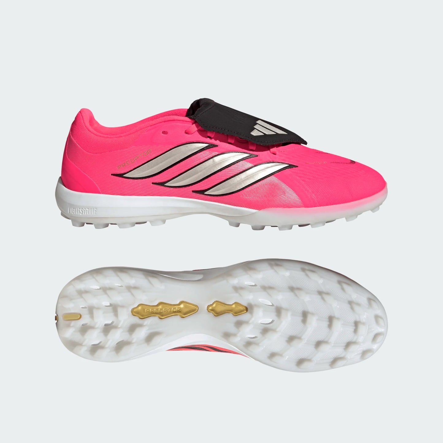 Adidas Predator Pro FT TF Turf Soccer Cleats - Solar Turbo/Thermal Chrome/Core Black