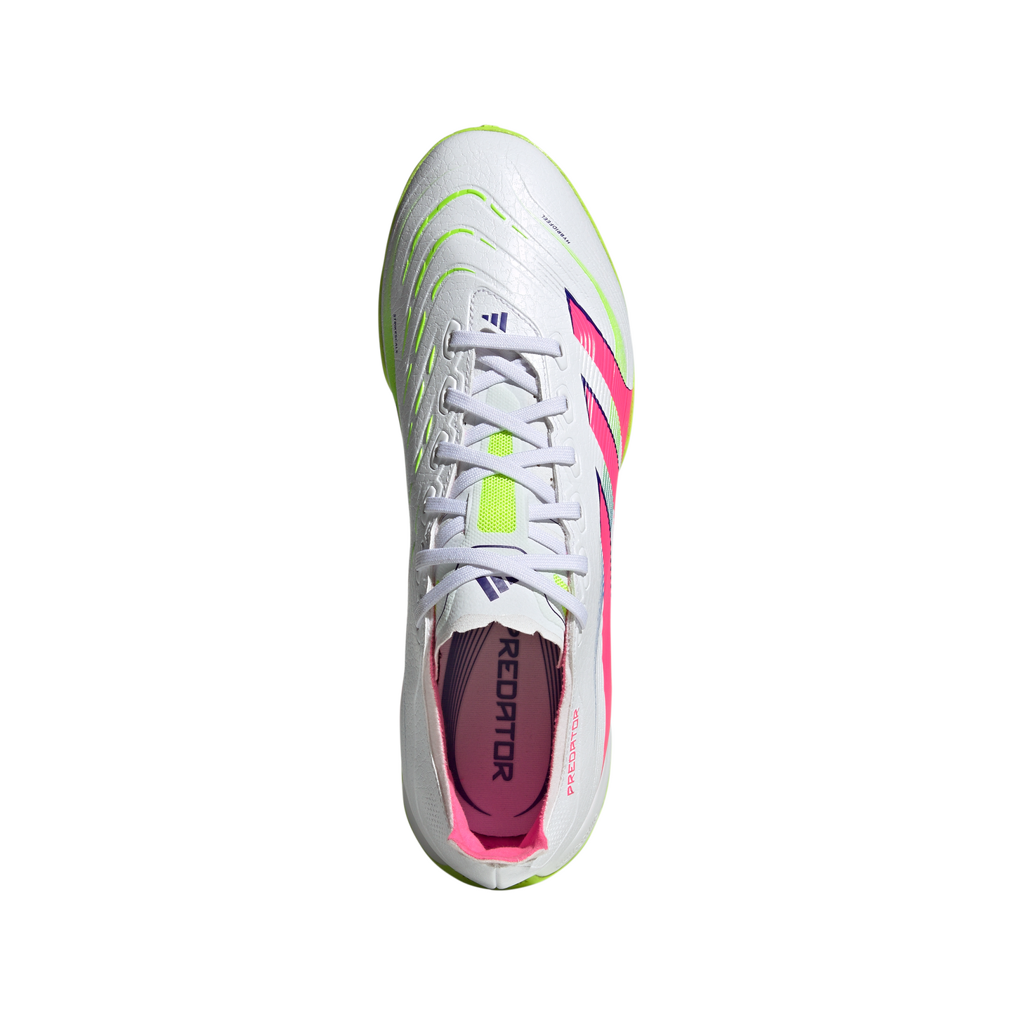 Adidas Predator League TF Turf Soccer Cleat - Cloud White/Lucid Pink/Lucid Lemon