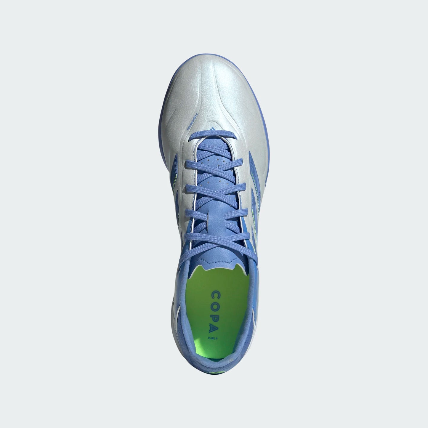 Adidas Copa Pure 3 League TF Turf Soccer Cleat - Halo Blue/Blue Fusion/Lucid Lemon