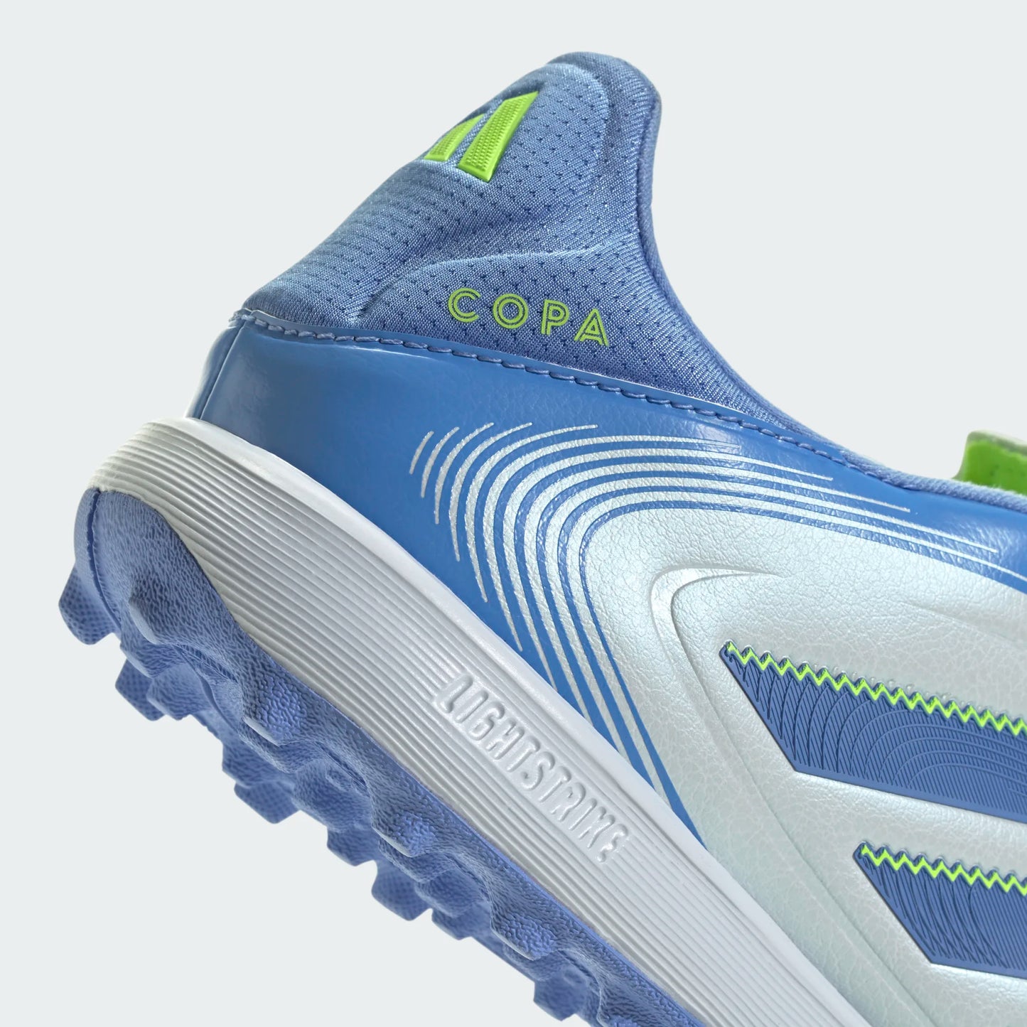 Adidas Copa Pure 3 League TF Turf Soccer Cleat - Halo Blue/Blue Fusion/Lucid Lemon