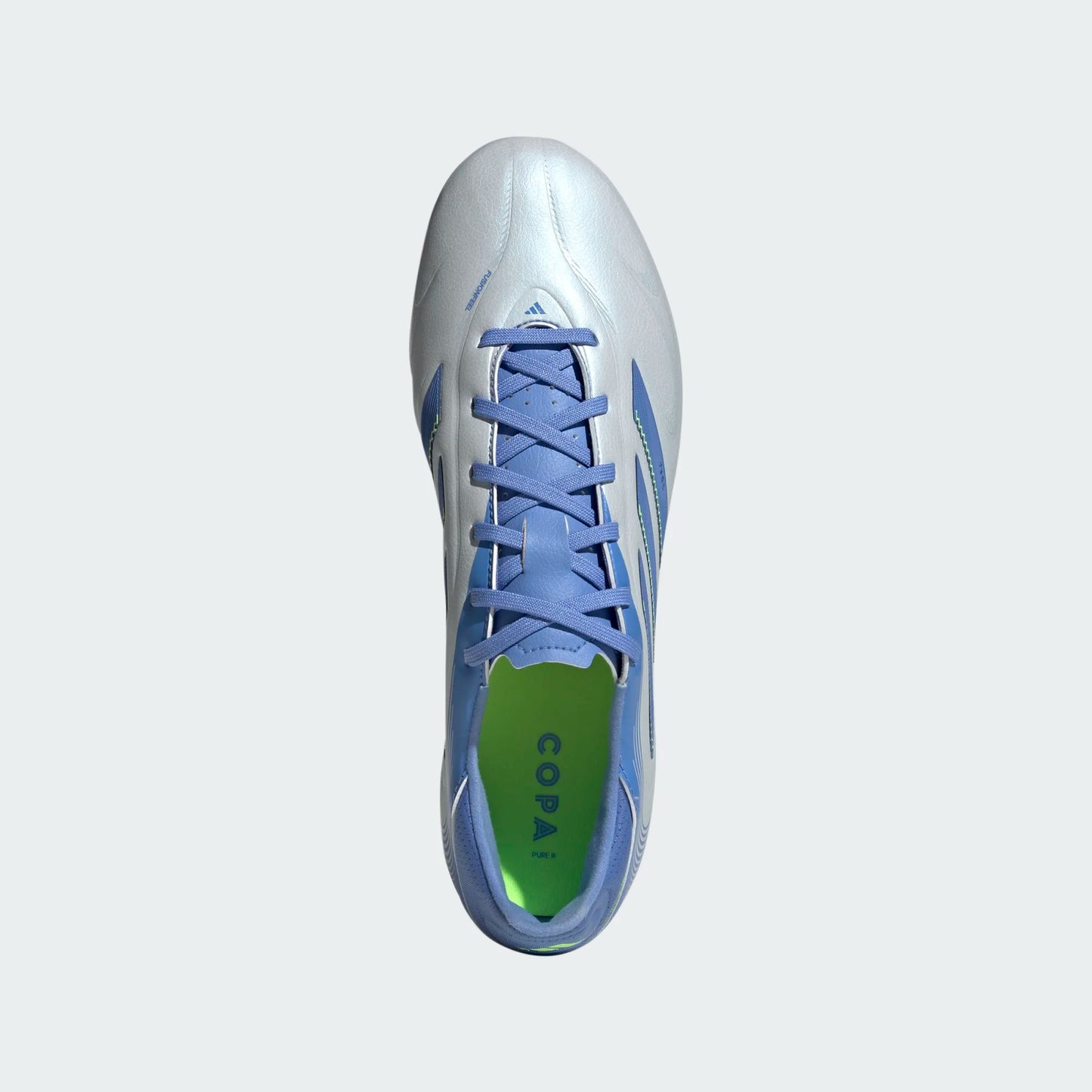 Adidas Copa Pure 3 League FG Firm Ground Soccer Cleat - Halo Blue/Blue Fusion/Lucid Lemon