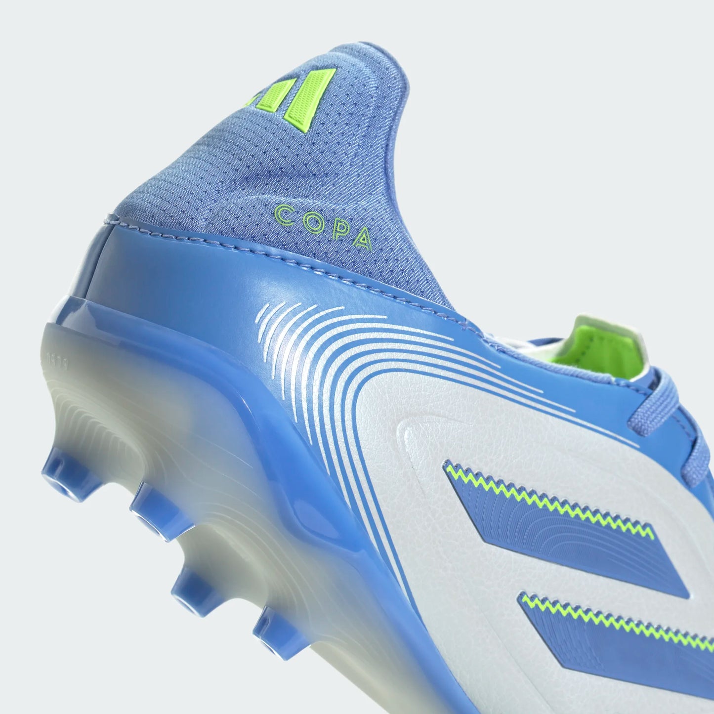 Adidas Copa Pure 3 League FG Firm Ground Soccer Cleat - Halo Blue/Blue Fusion/Lucid Lemon