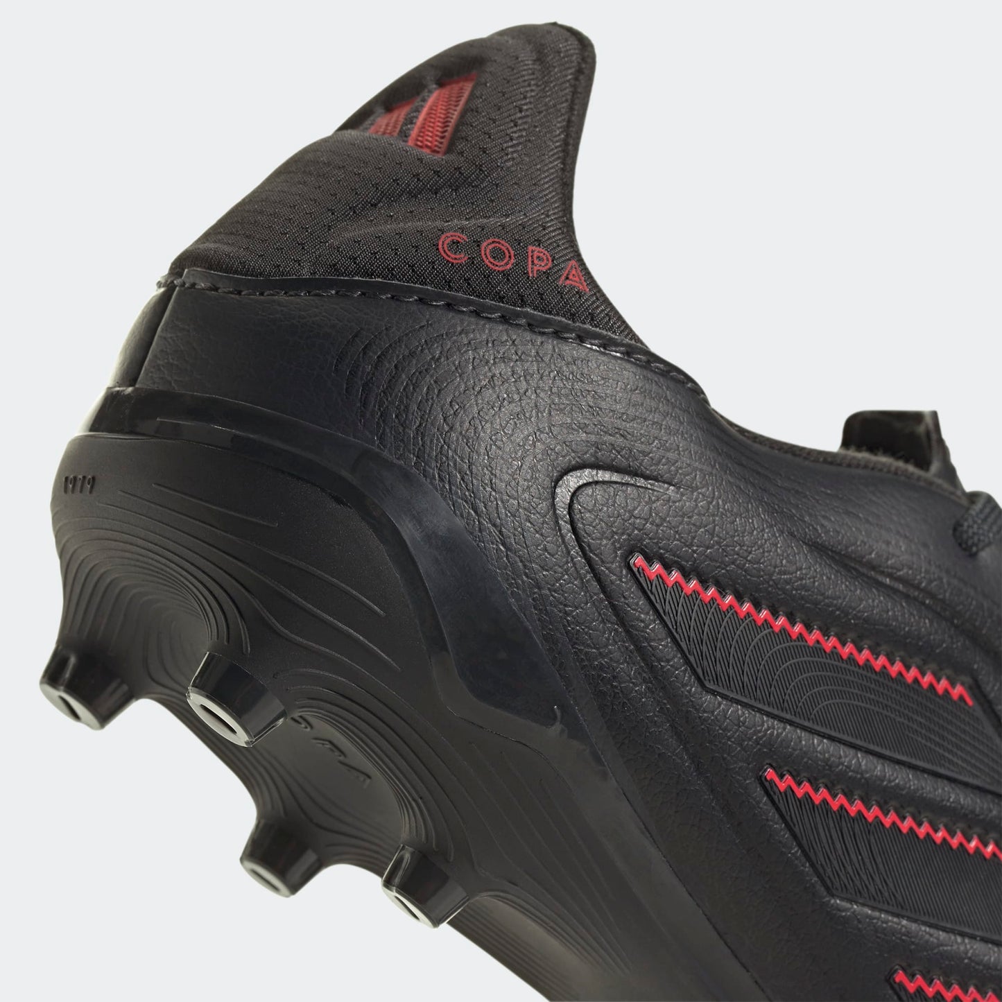 Adidas Junior Copa Pure 3 League FG Firm Ground Soccer Cleat - Core Black/Carbon Grey/Lucid Red