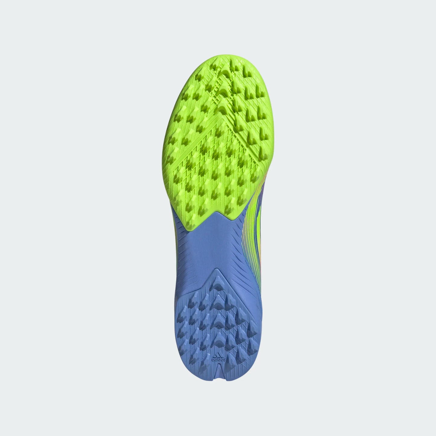 Adidas F50 League TF Turf Soccer Cleat - Blue Fusion/Lucid Lemon/Lucid Pink