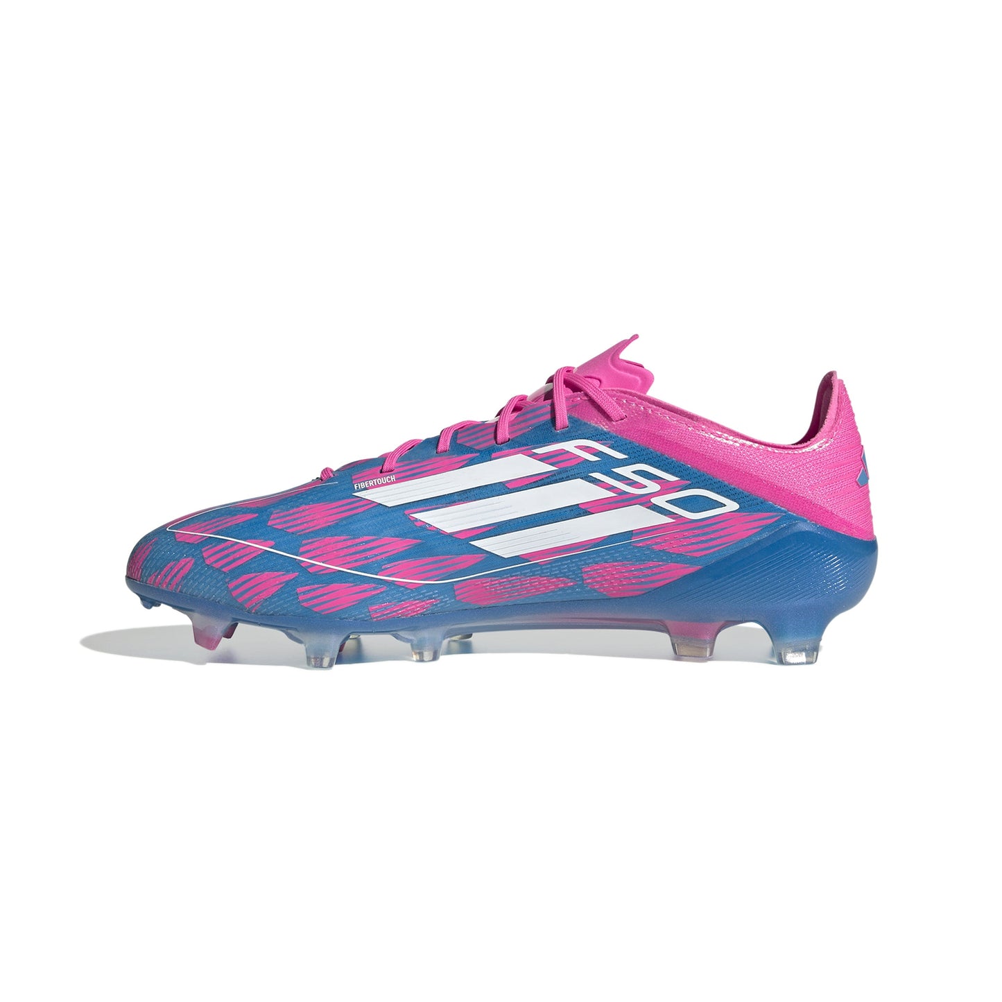 Adidas F50 Elite FG Firm Ground Soccer Cleat - Solar Blue/White/Solar Pink