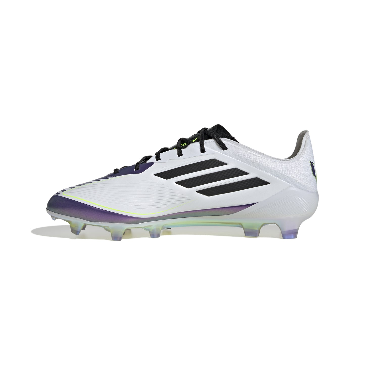 Adidas Messi F50 Elite FG Firm Ground Soccer Cleat - White/Core Black/Unity Purple