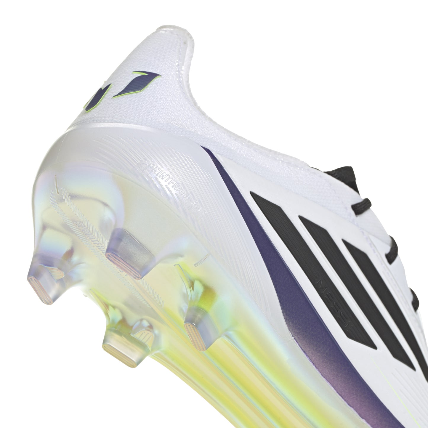 Adidas Messi F50 Elite FG Firm Ground Soccer Cleat - White/Core Black/Unity Purple