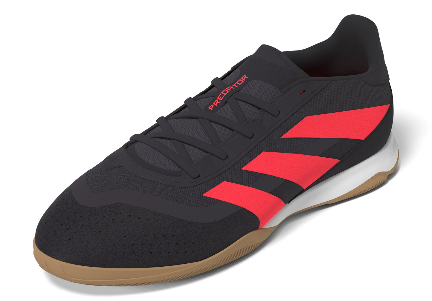 Adidas Predator League Low IN Indoor Soccer Shoe - Aurora Black/Turbo/GUM 3