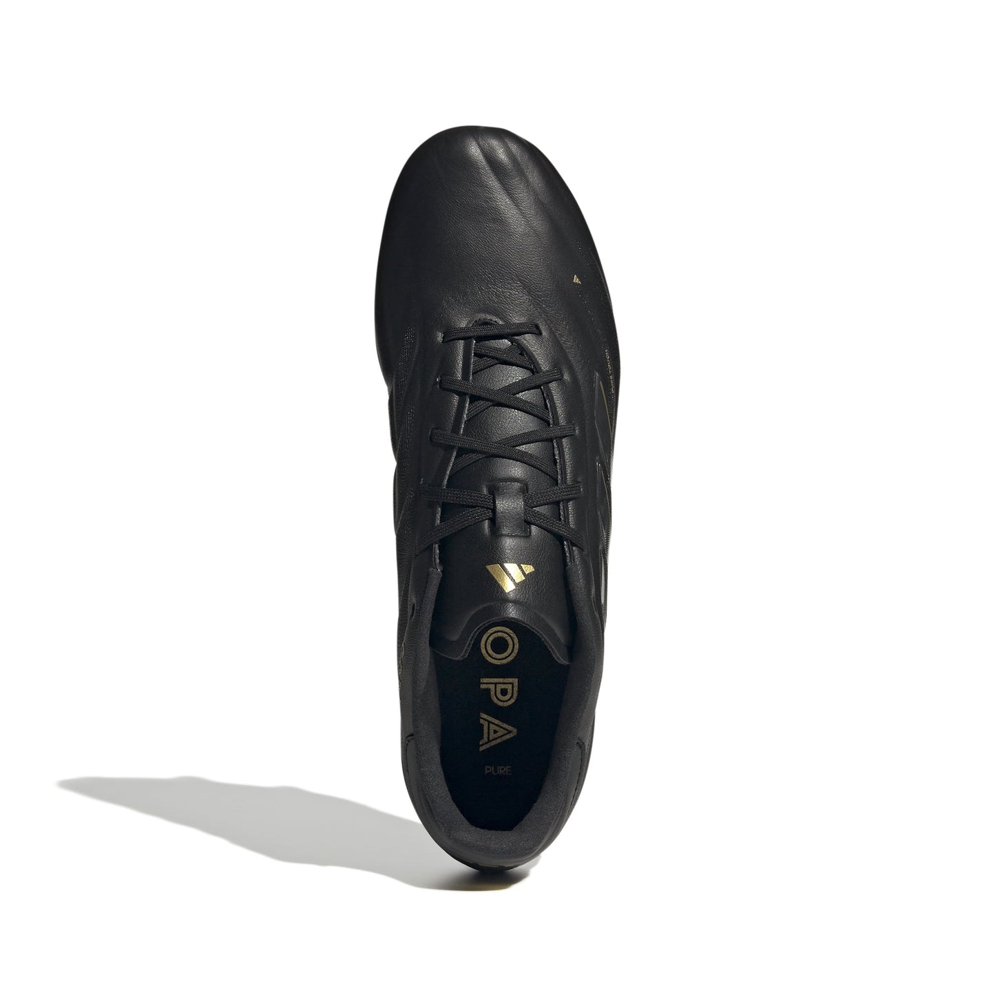 Adidas Copa Pure 2 Elite FG Firm Ground Soccer Cleat - Core Black/Carbon/ Gold Metallic