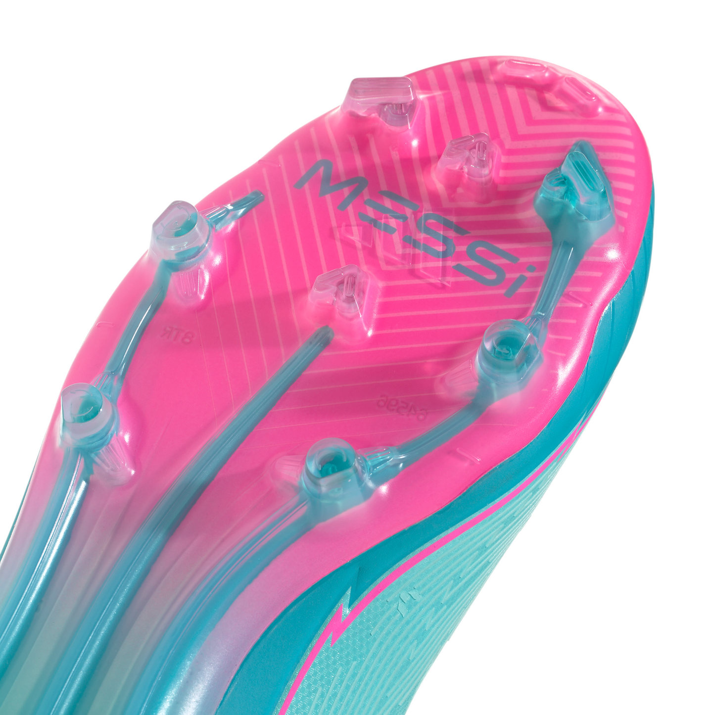Adidas Messi F50 Elite FG Firm Ground Soccer Cleat - Flash Aqua/Lucid Pink/Lucid Cyan