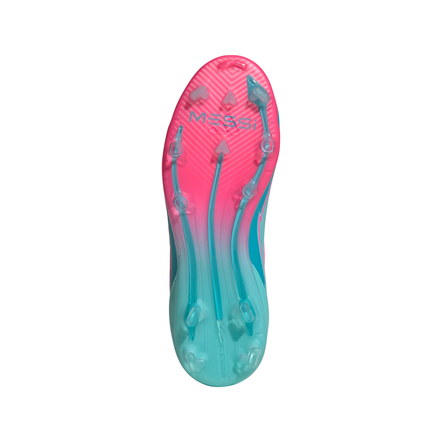 Adidas F50 Elite Messi Junior FG Firm Ground Soccer Cleats- Flash Aqua/Lucid Pink/Lucid Cyan
