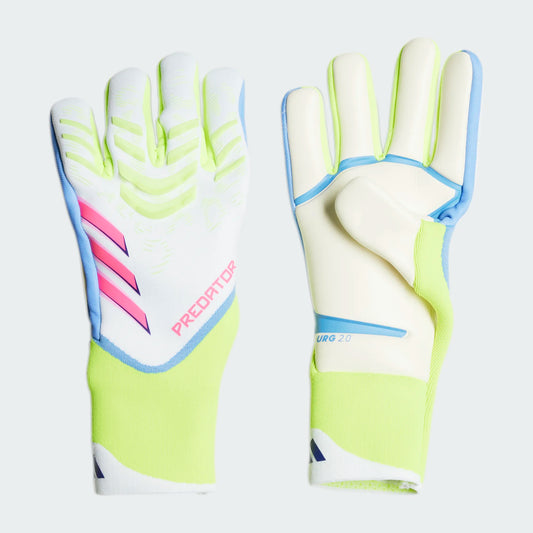 Adidas Predator Pro Goalkeeper Glove - White/Lucid Lemon/Lucid Pink
