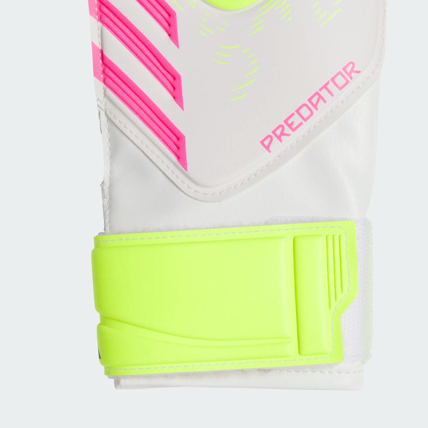 Adidas Junior Predator Training Goalkeeper Glove - White/Lucid Lemon/Lucid Pink