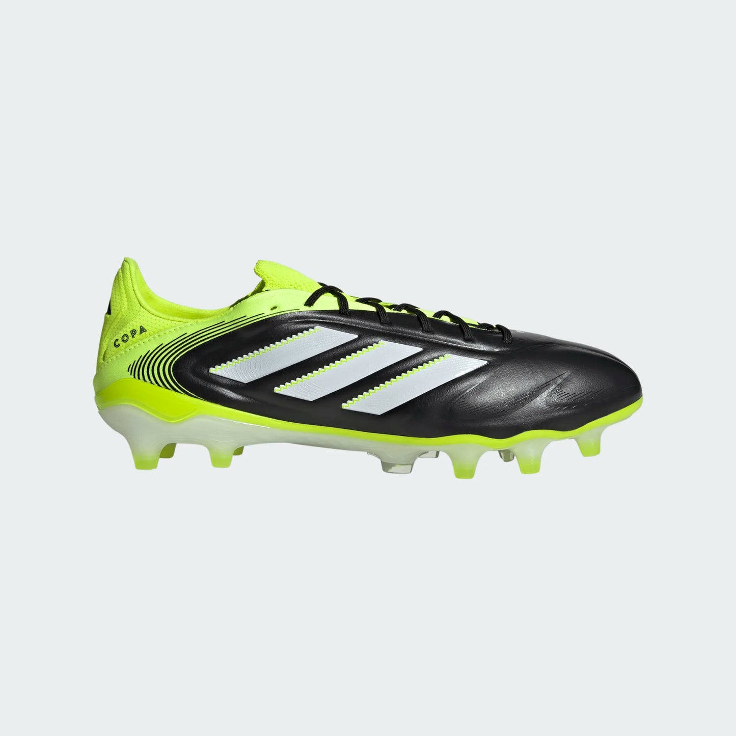 Adidas Copa Pure 3 Elite FG Firm Ground Soccer Cleat - Core Black/Cloud White/Lucid Lemon