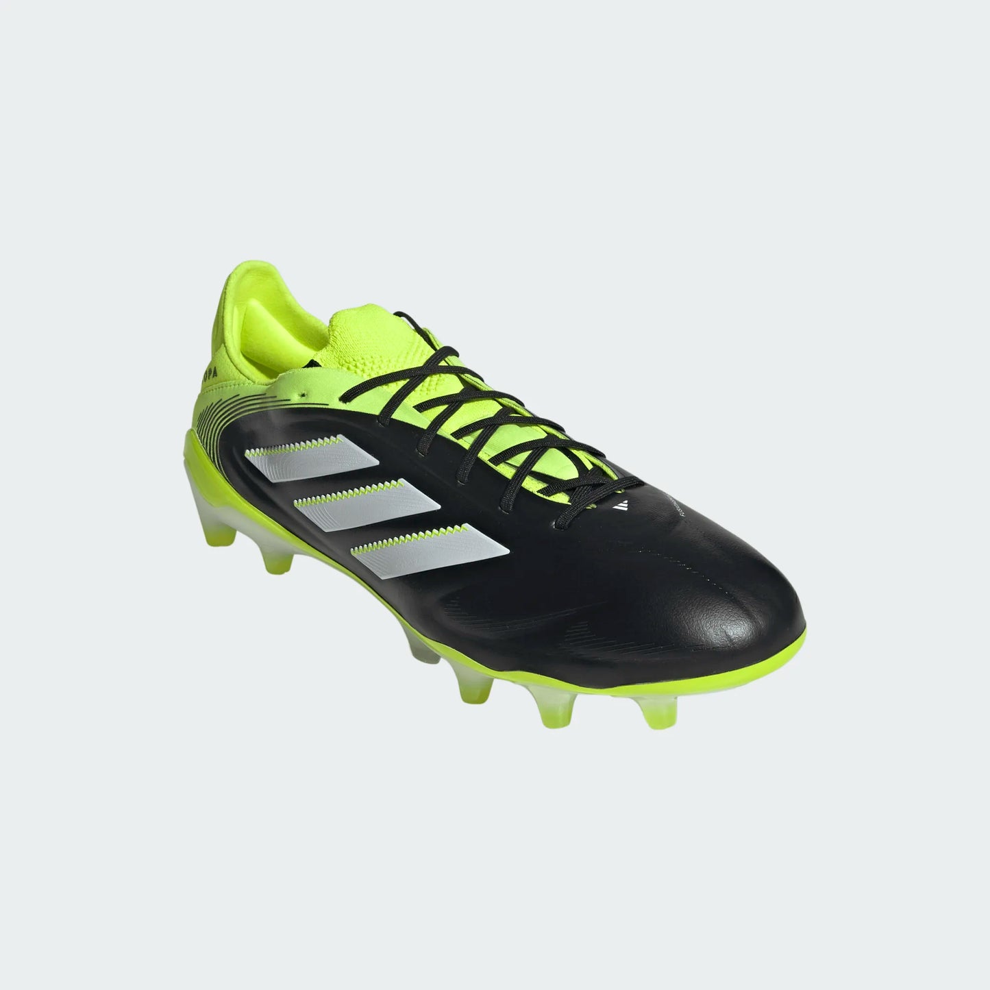 Adidas Copa Pure 3 Elite FG Firm Ground Soccer Cleat - Core Black/Cloud White/Lucid Lemon