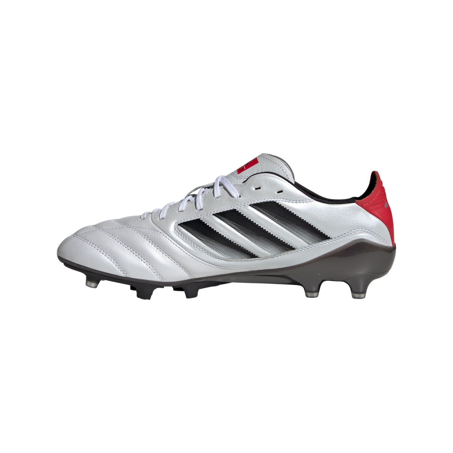 adidas Copa Icon II FG Firm Ground Soccer Cleats - White/Core Black/ Pure Ruby
