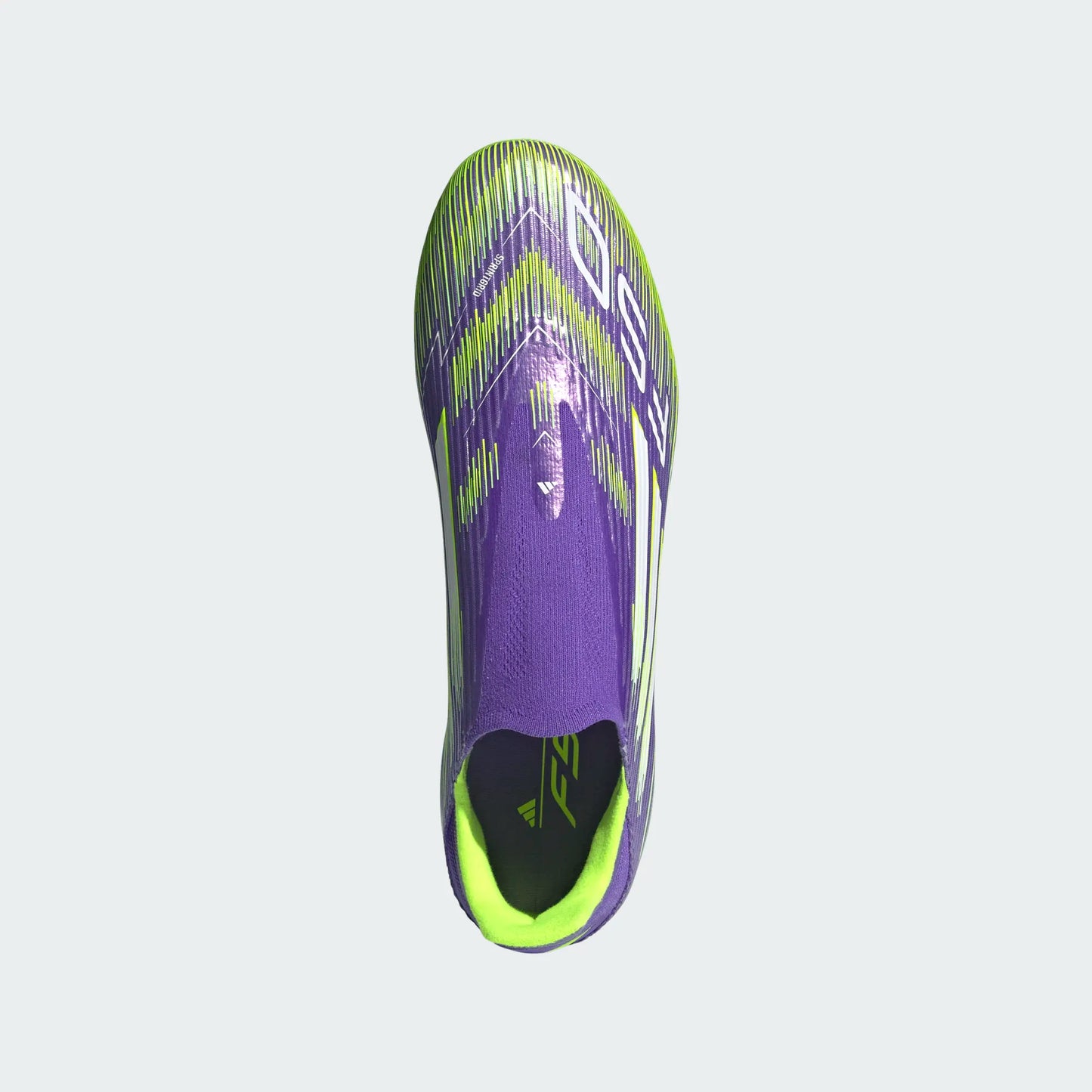 Adidas F50 LL Laceless League FG Firm Ground Soccer Cleat - Purple Rush/Cloud White/Lucid Lemon