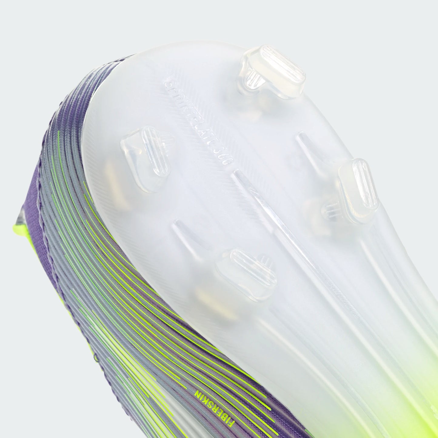 Adidas F50 LL Laceless League FG Firm Ground Soccer Cleat - Purple Rush/Cloud White/Lucid Lemon