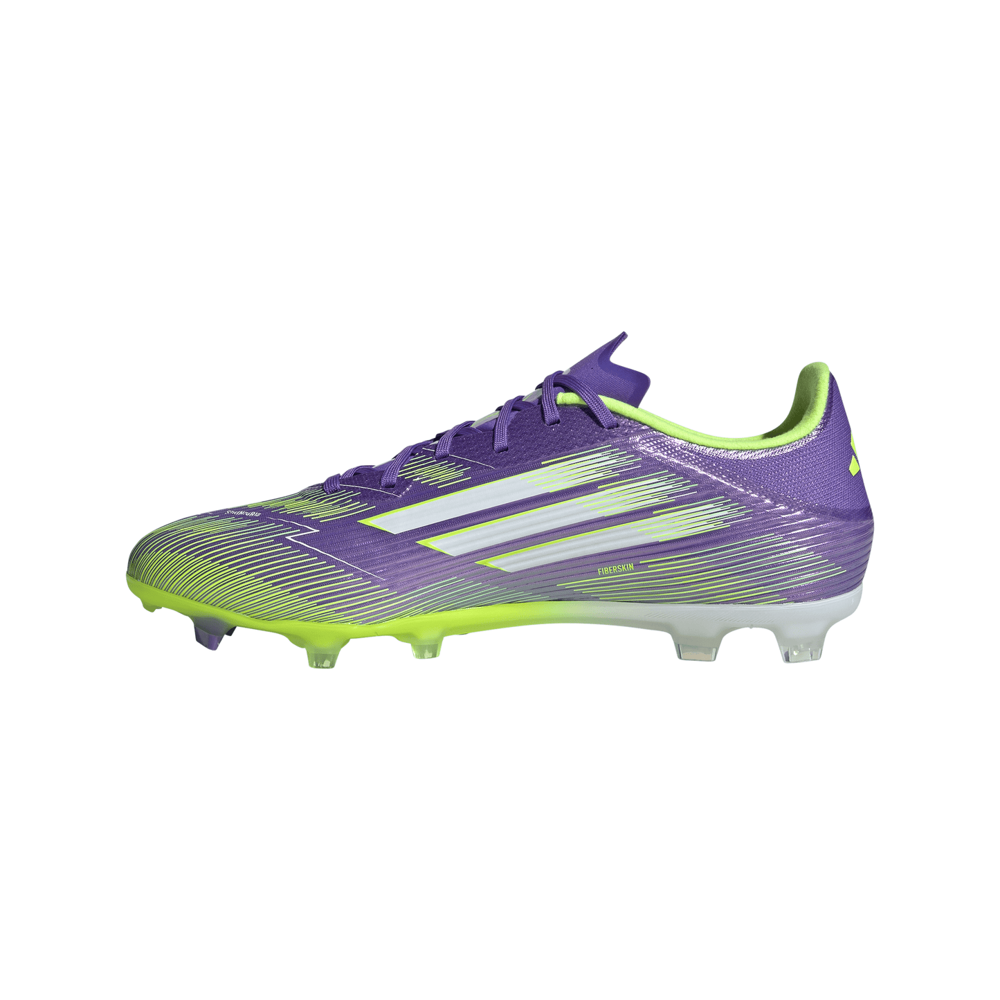 Adidas F50 League FG Firm Ground Soccer Cleat - Purple Rush/Cloud White/Lucid Lemon