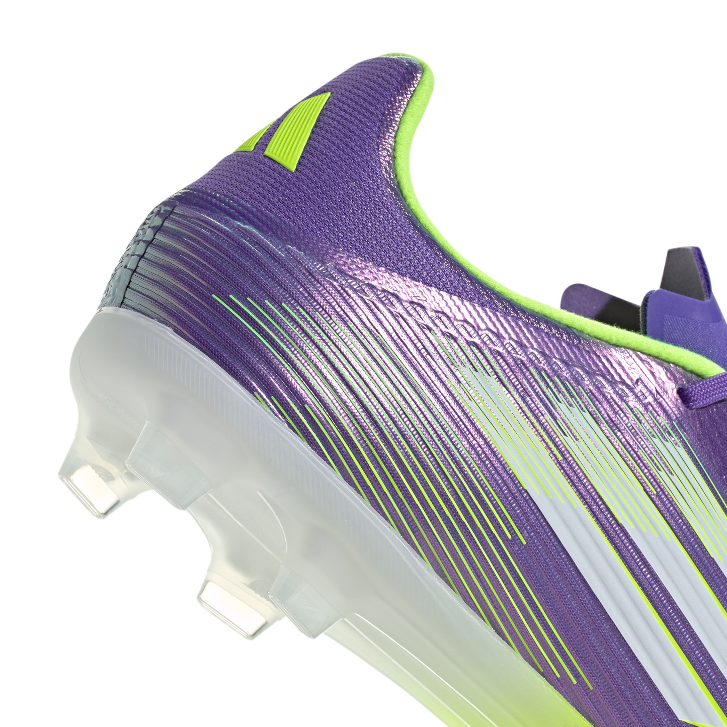 Adidas F50 League FG Firm Ground Soccer Cleat - Purple Rush/Cloud White/Lucid Lemon