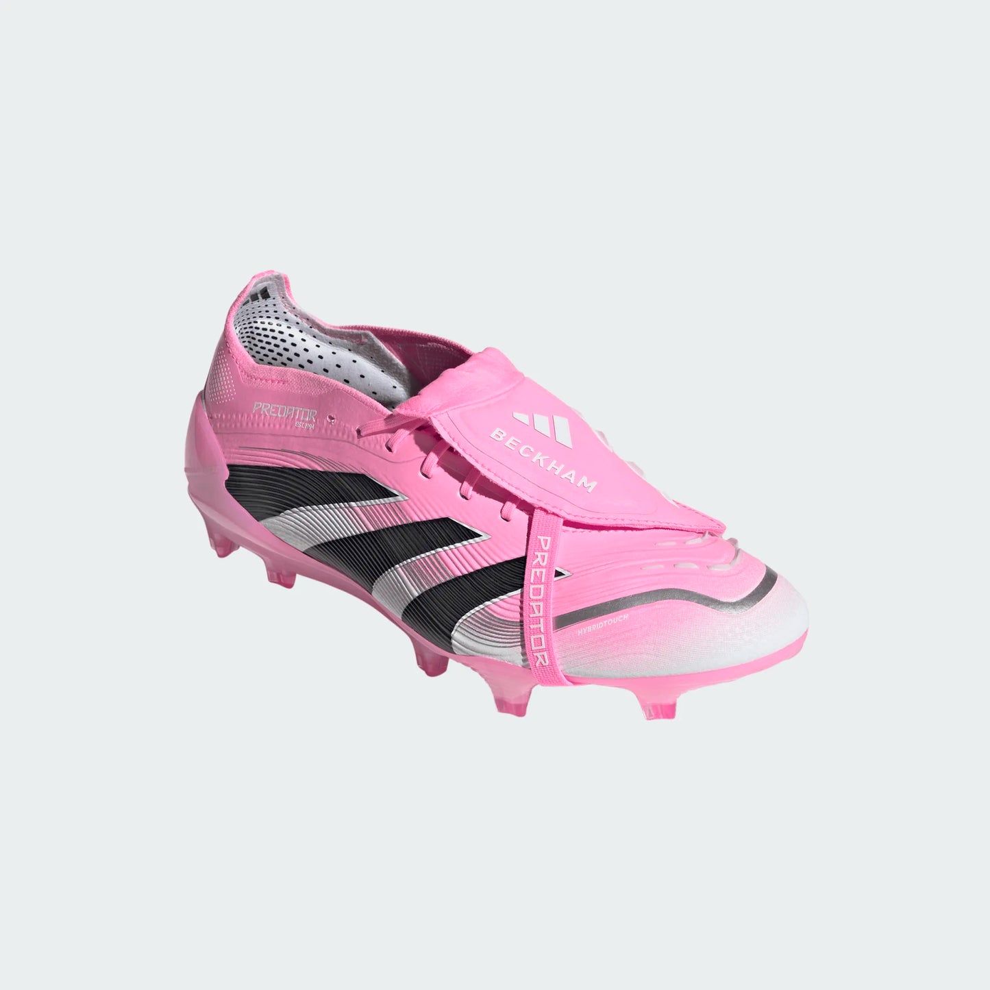 Adidas Predator Elite Beckham Fold Tongue FT FG Firm Ground Soccer Cleat - Beam Pink/Black/White