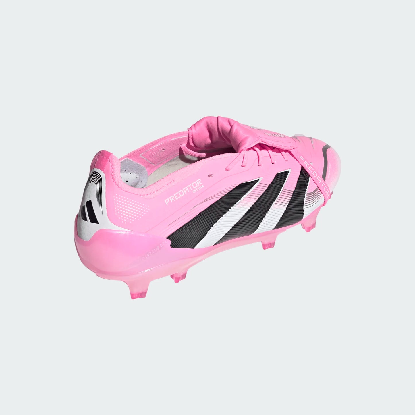Adidas Predator Elite Beckham Fold Tongue FT FG Firm Ground Soccer Cleat - Beam Pink/Black/White