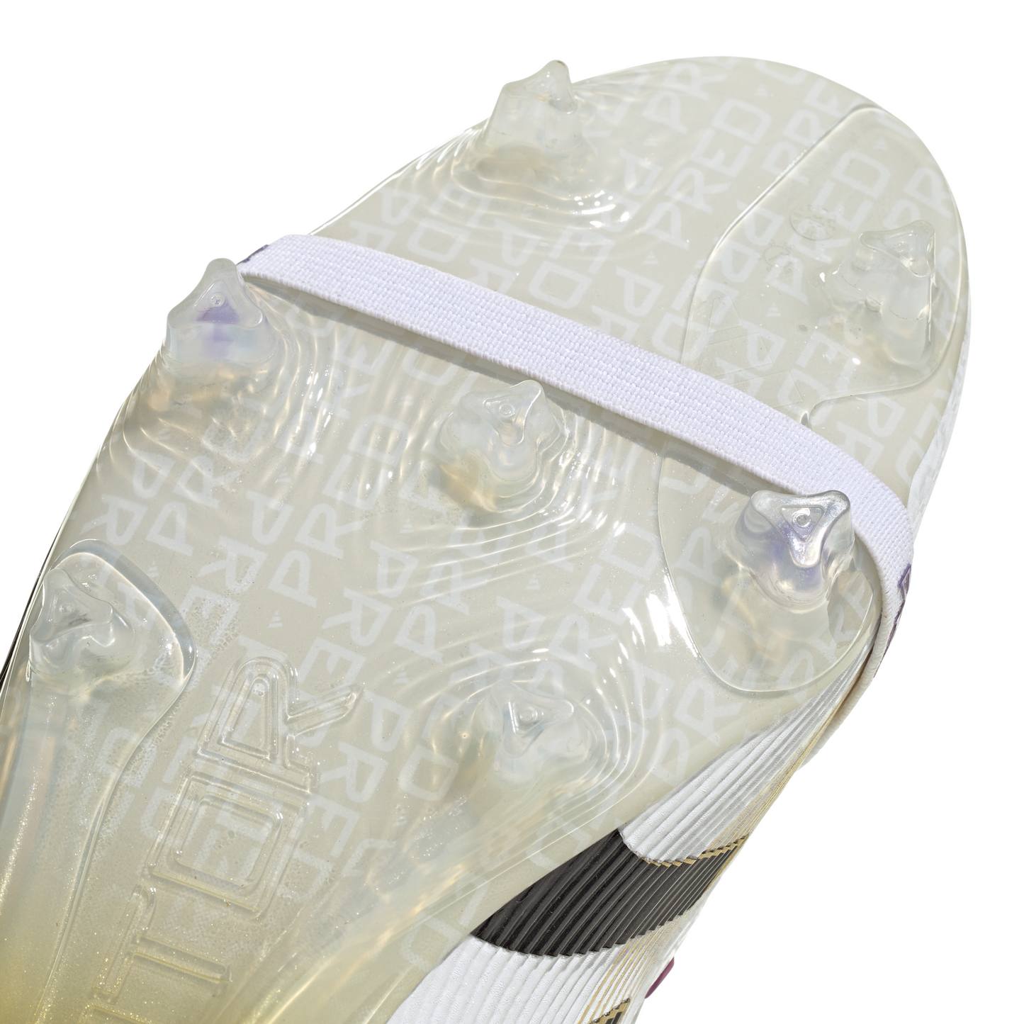 Adidas Predator Elite FT Fold Tongue FG Firm Ground Soccer Cleat - Cloud White/Core Black/Gold Metallic
