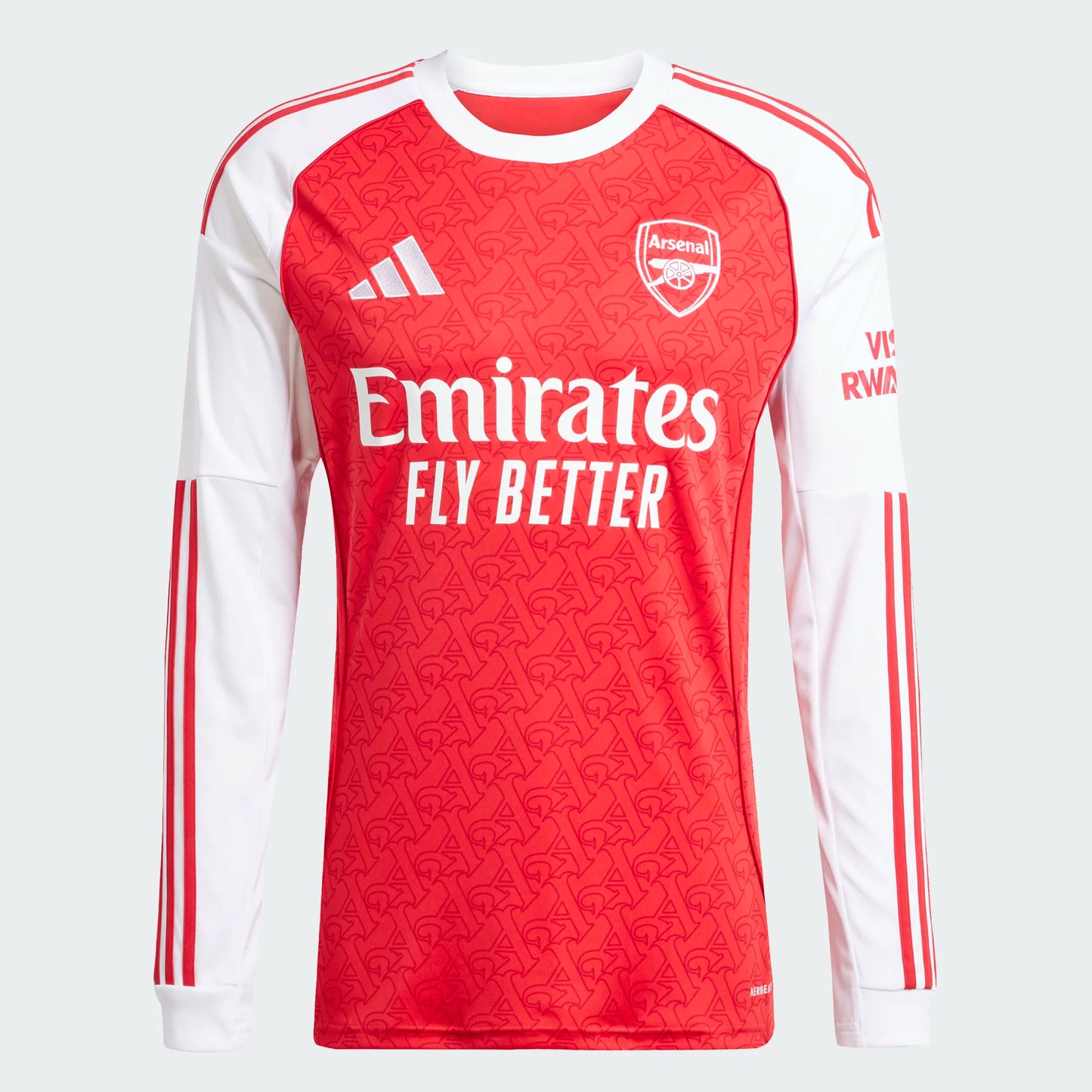 Men's Replica Arsenal Long Sleeve Home Jersey 25/26