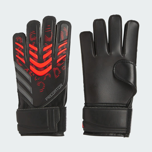 Adidas Junior Predator Training Goalkeeper Glove - Black/Black/Lucid Red