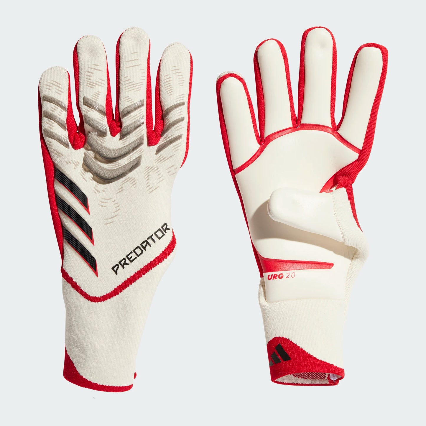 Adidas Predator GL Pro Goalkeeper Glove - White/Pure Ruby/Black