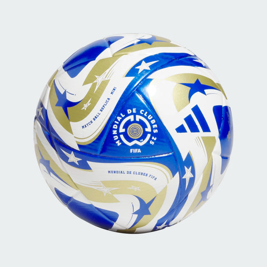 Adidas FIFA Club World Cup Finals Mini Ball - White/Blue/Gold