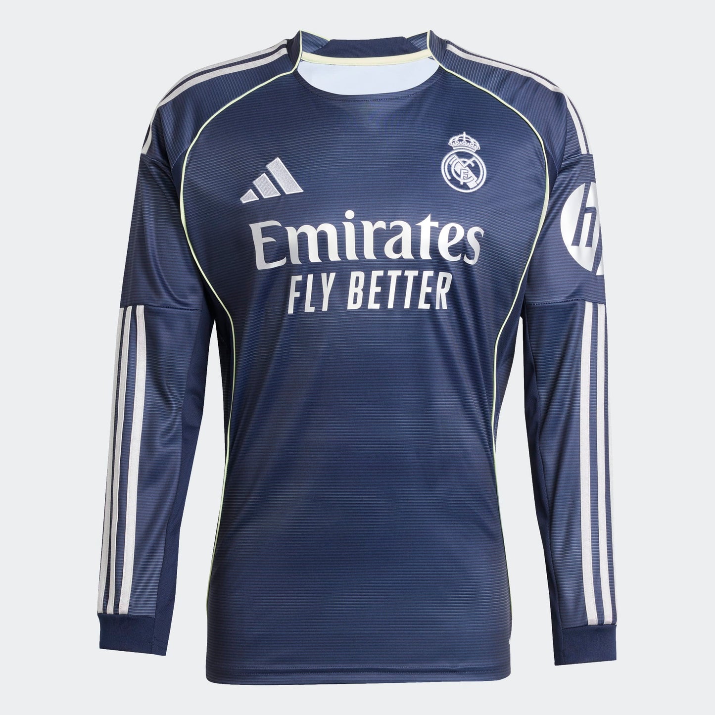 Men's Replica Real Madrid Long Sleeve Away Jersey 25/26