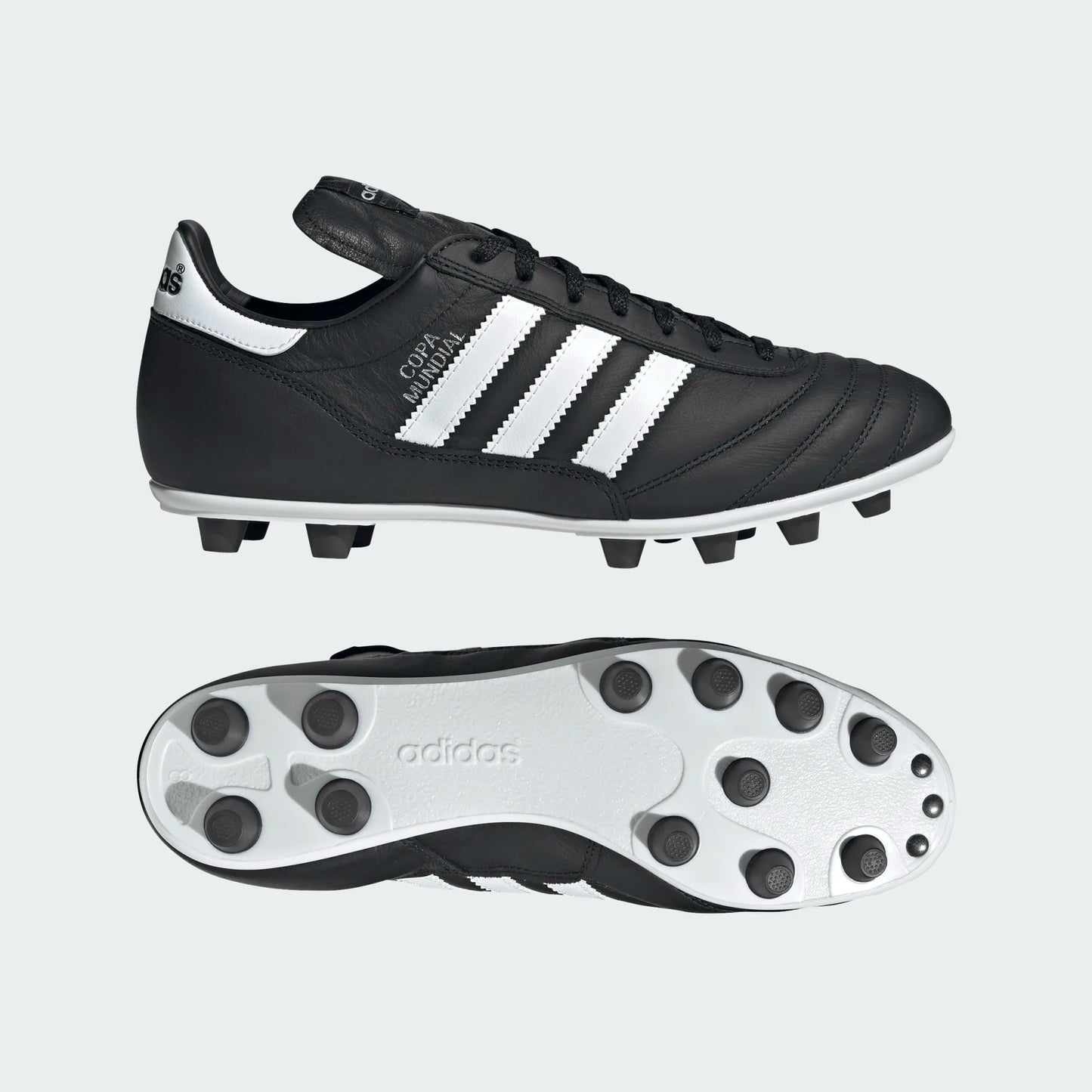 Adidas Copa Mundial FG Firm Ground Soccer Cleat - Core Black/Cloud White/Red