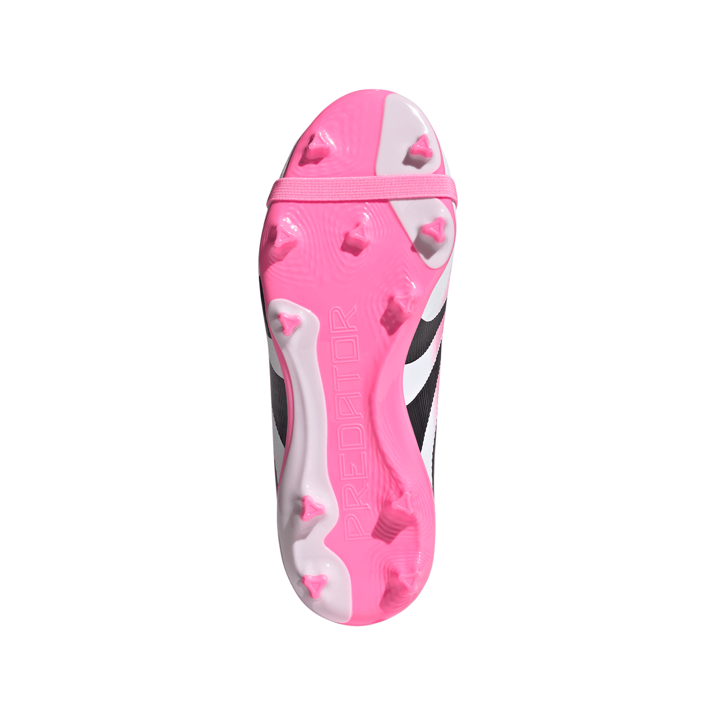 adidas Predator League Beckham Fold Tongue FT FG Junior Firm Ground Soccer Cleat - Beam Pink/Core Black/White