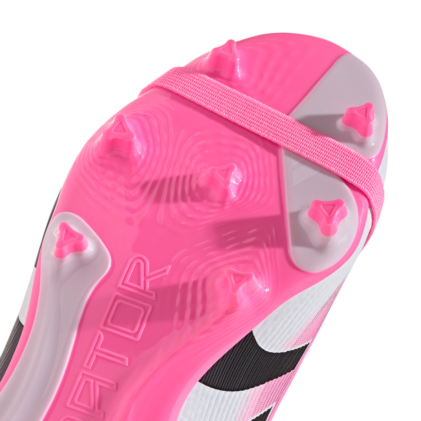 adidas Predator League Beckham Fold Tongue FT FG Junior Firm Ground Soccer Cleat - Beam Pink/Core Black/White
