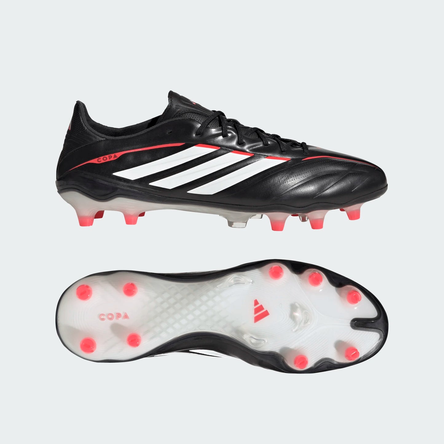 Adidas Copa Pure IV Elite FG Firm Ground Soccer Cleat - Core Black/Cloud White/Lucid Red