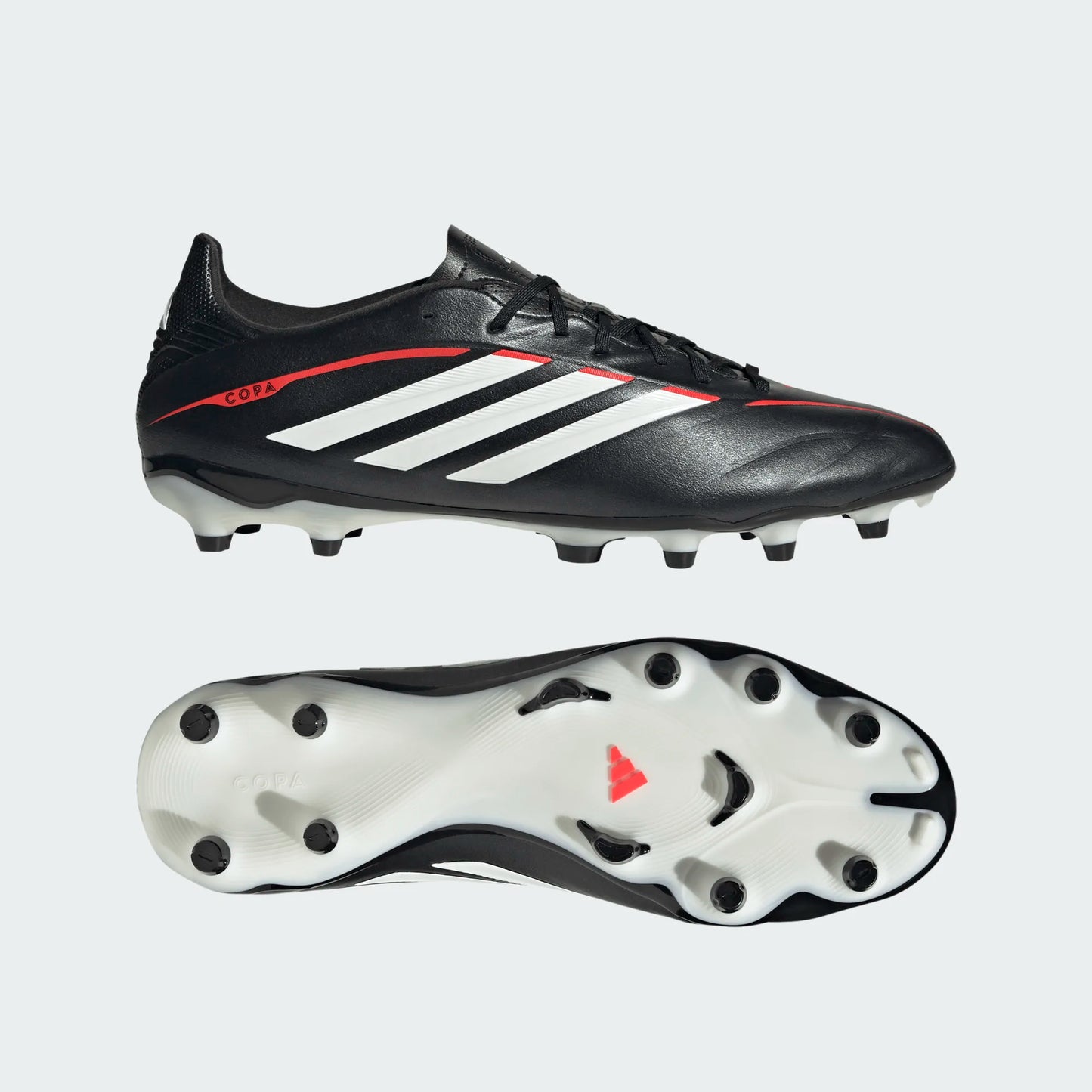 Adidas Copa Pure IV League FG Firm Ground Soccer Cleat - Core Black/Cloud White/Lucid Red