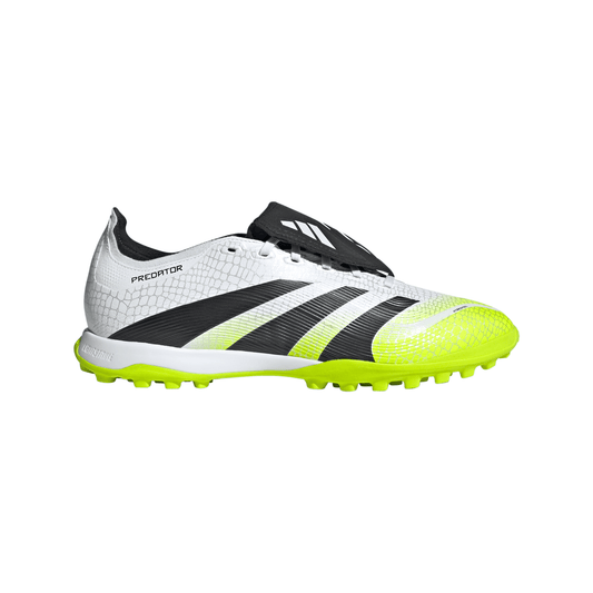 Adidas Predator League Fold Tongue Turf Soccer Cleat - Cloud White/Core Black/Lucid Lemon