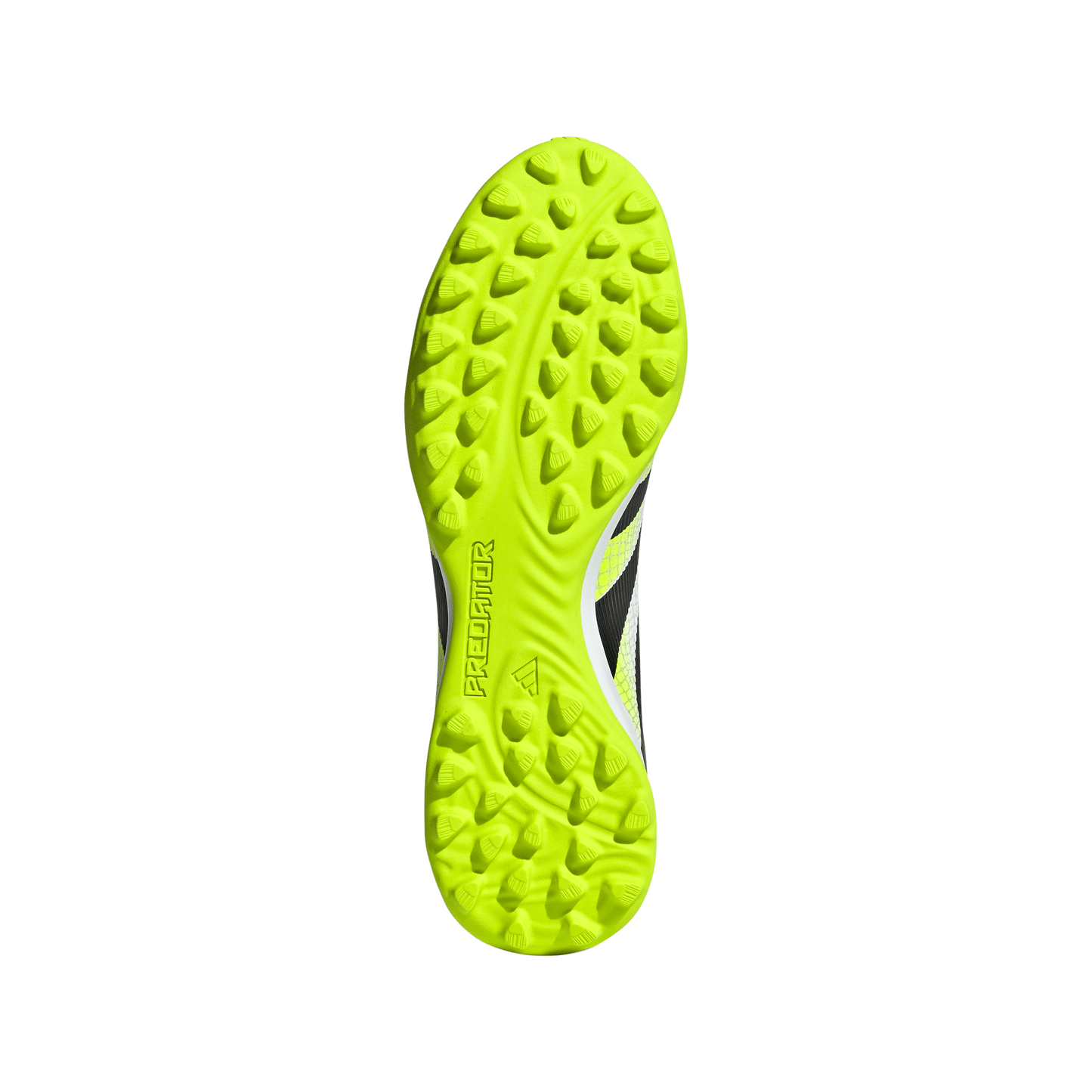 adidas Predator League FoldTongue Turf Soccer Cleat - Cloud White / Core Black / Lucid Lemon