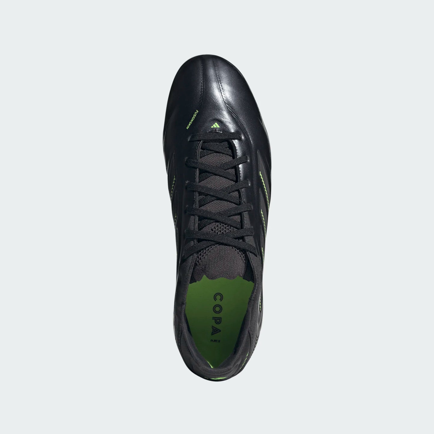 Adidas Copa Pure 3 Pro FG Firm Ground Soccer Cleat - Core Black/Solid Grey/Lucid Lemon