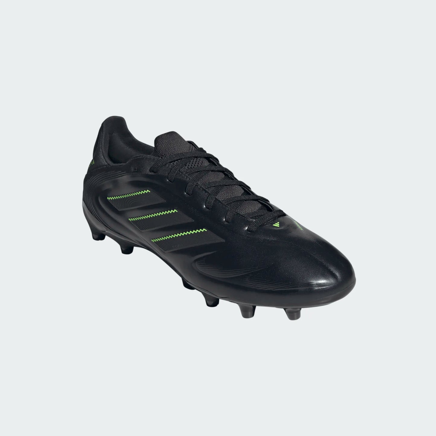 Adidas Copa Pure 3 Pro FG Firm Ground Soccer Cleat - Core Black/Solid Grey/Lucid Lemon