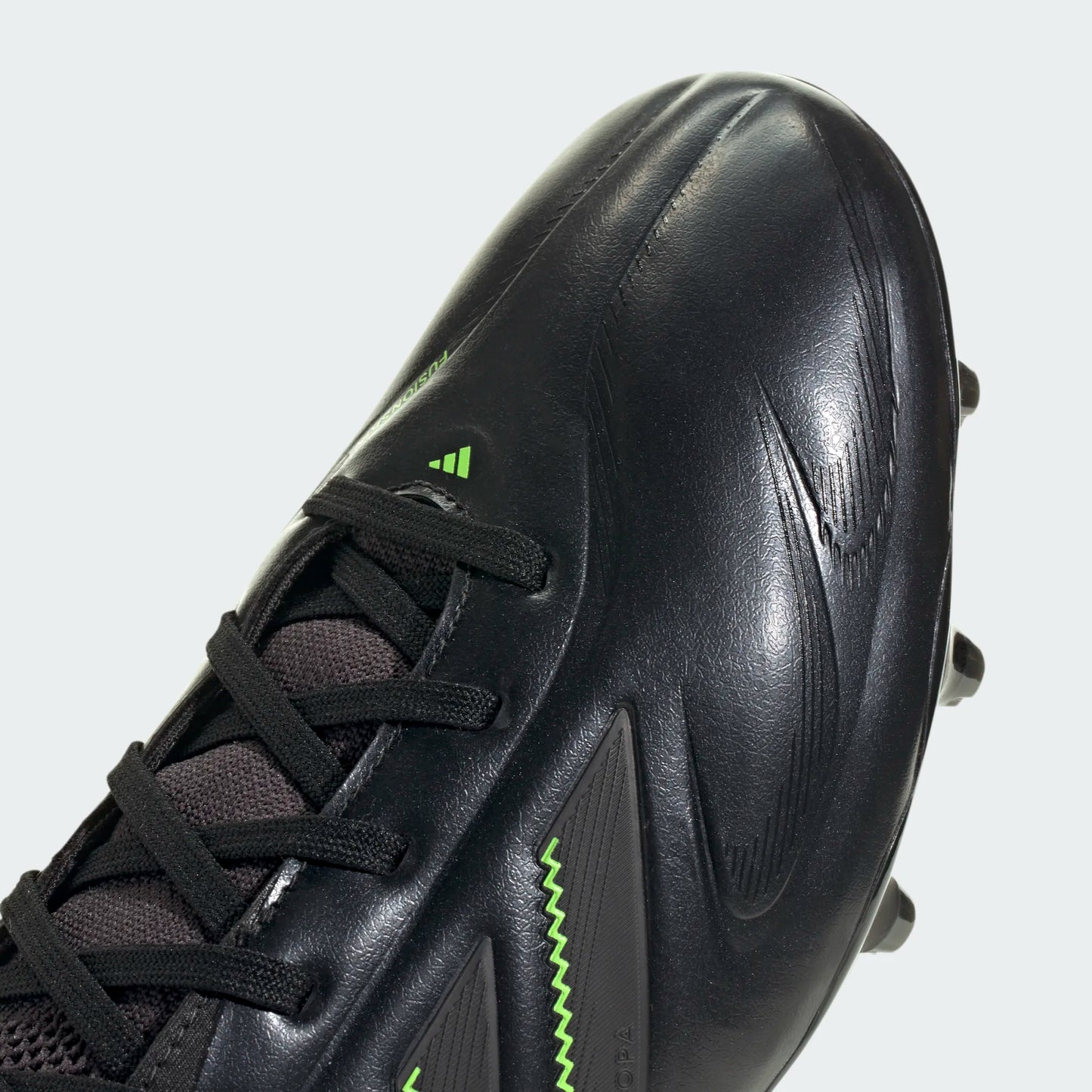 Adidas Copa Pure 3 Pro FG Firm Ground Soccer Cleat - Core Black/Solid Grey/Lucid Lemon