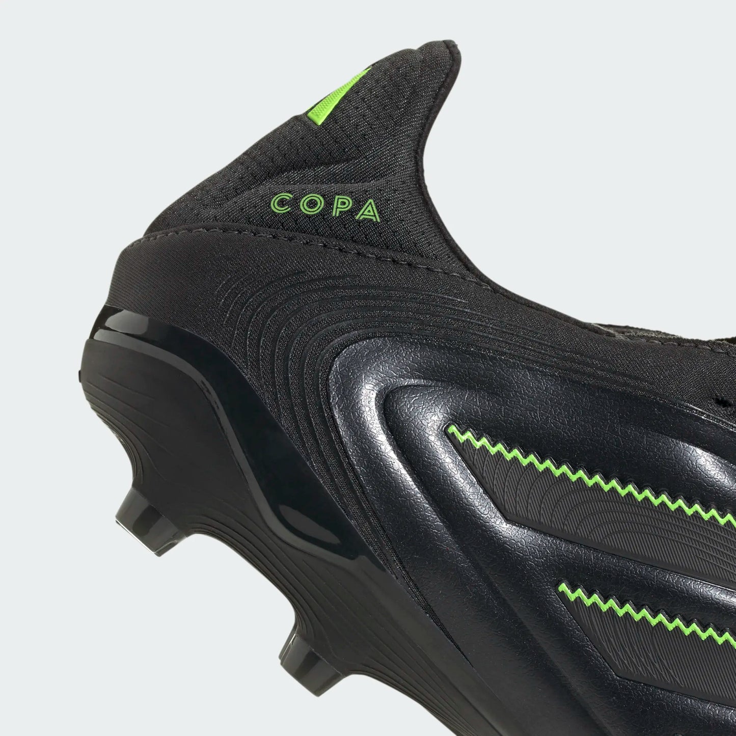 Adidas Copa Pure 3 Pro FG Firm Ground Soccer Cleat - Core Black/Solid Grey/Lucid Lemon