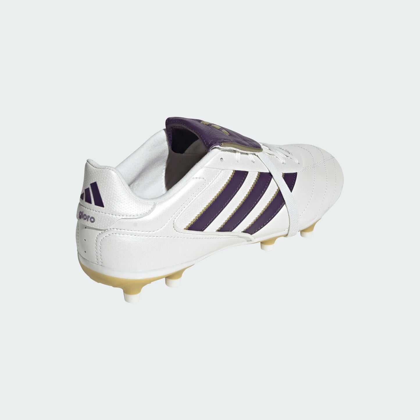 Adidas Copa Gloro II FG Firm Ground Soccer Cleat - Zero Metallic/Aurora Plum/Gold Metallic